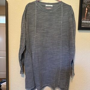 Free People - We the Free - Gray Tunic - Size Small